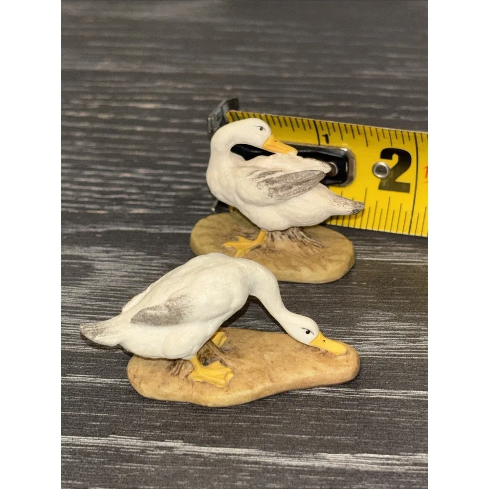 Dolfi Vintage Mini Hand Painted Ducks Lot 2‎